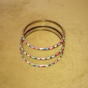 3 Bangles mother of pearl